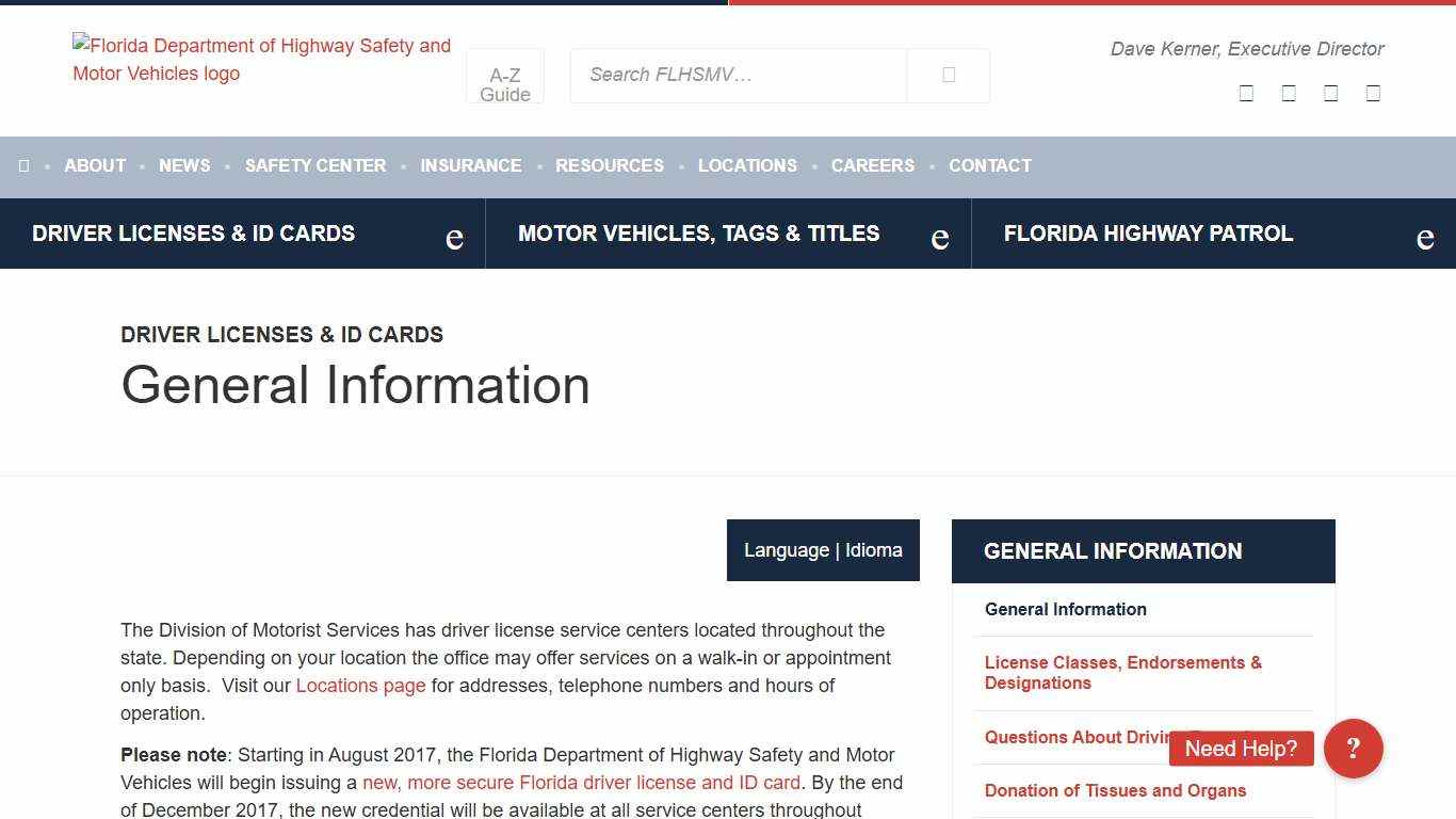 General Information - Florida Department of Highway Safety and Motor Vehicles